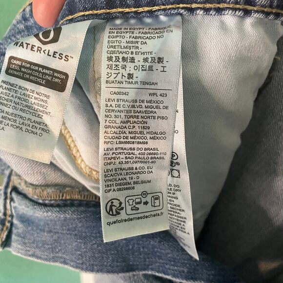 NWT Levi's 559 Relaxed Fit Straight Leg Big & Tall Stretch Jeans Mens Size 46x29 - Picture 7 of 8